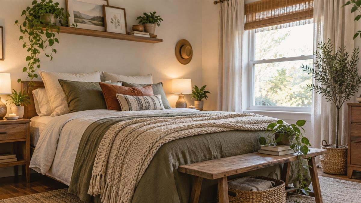 A practical step related to how to create a cozy bedroom on a realistic budget