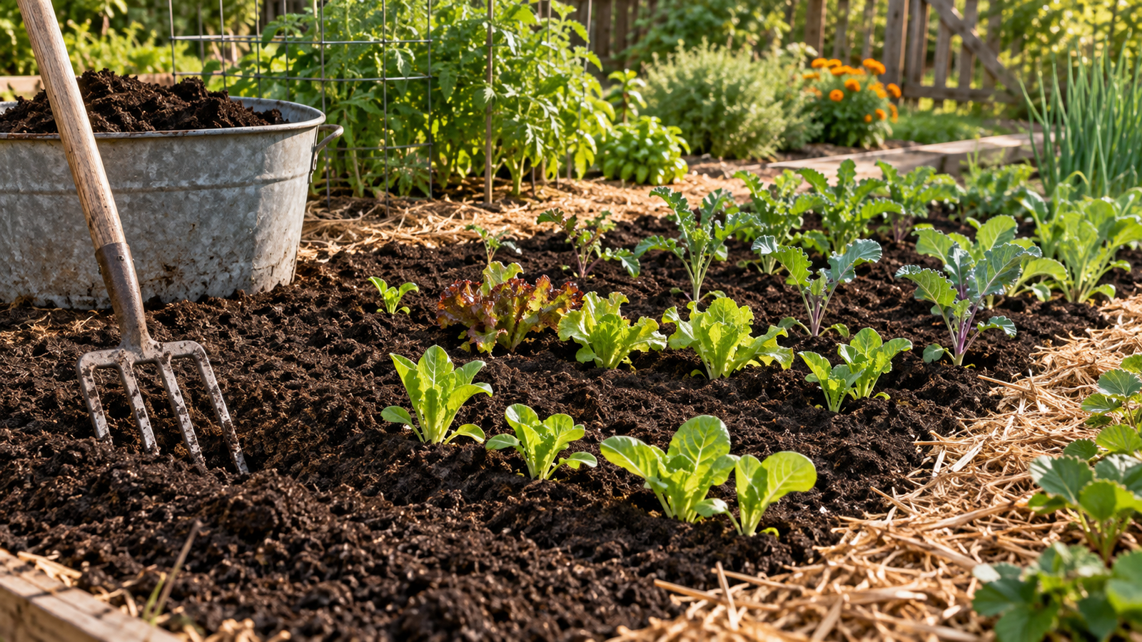 Home and garden details supporting how to improve garden soil without replacing it