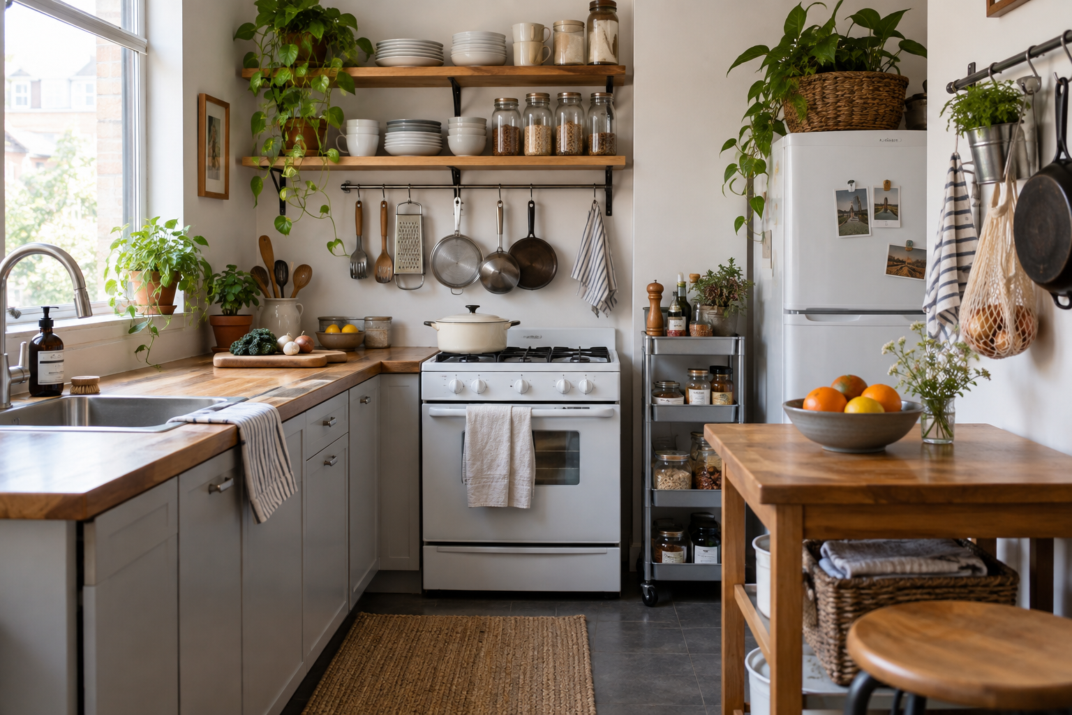 How to Organize a Small Kitchen Without Buying Expensive Storage