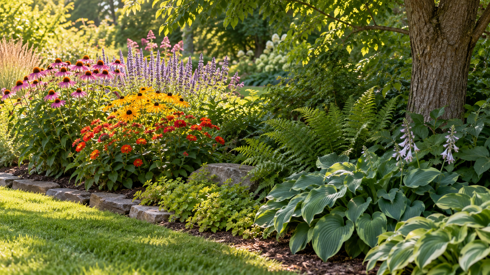 Home and garden details supporting how to choose the right plants for sun and shade