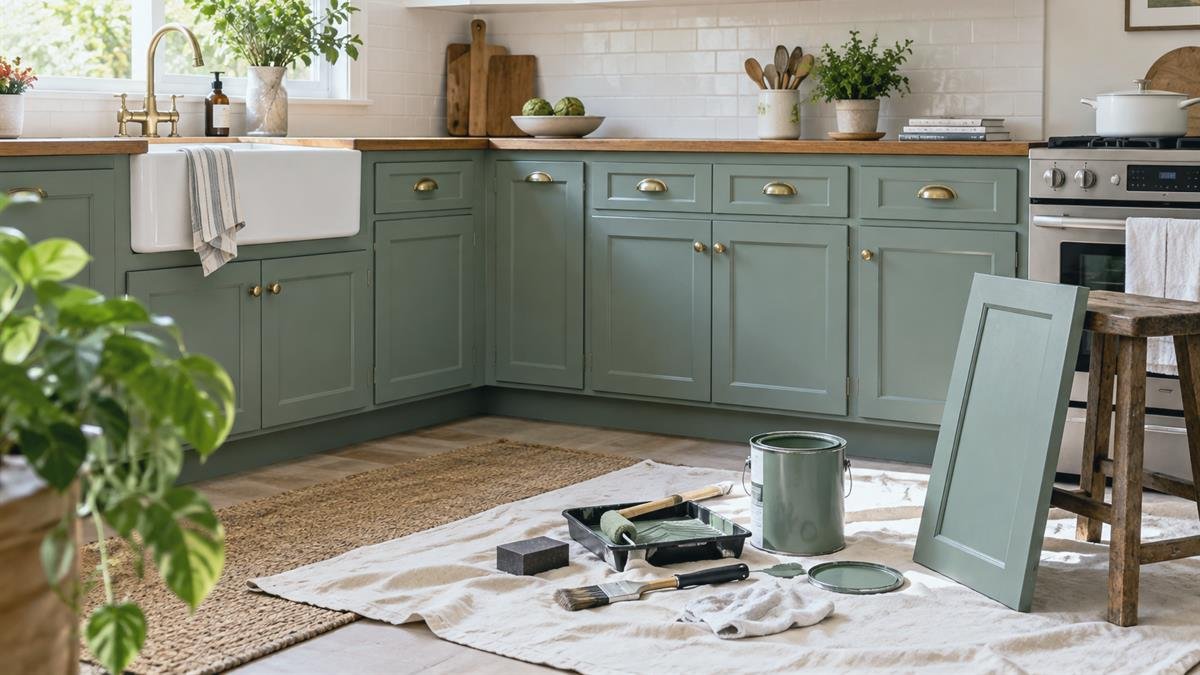 Home and garden details supporting how to refresh kitchen cabinets without a full remodel