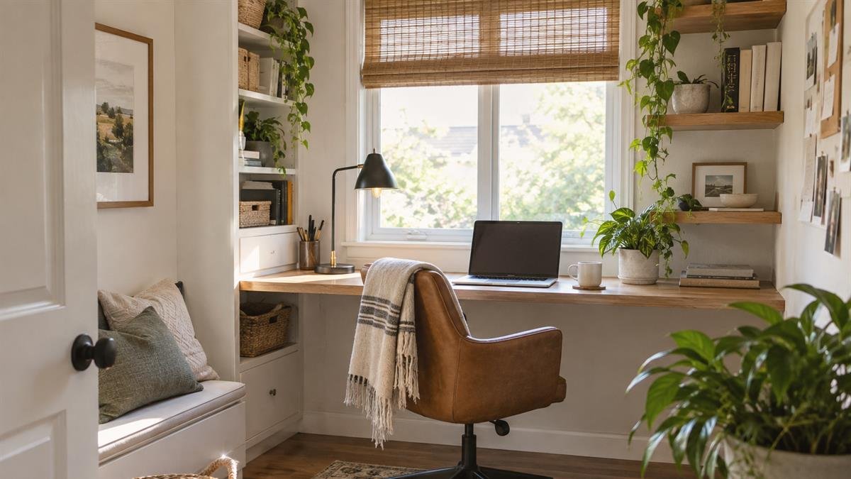 A practical step related to how to create a functional home office in a small space