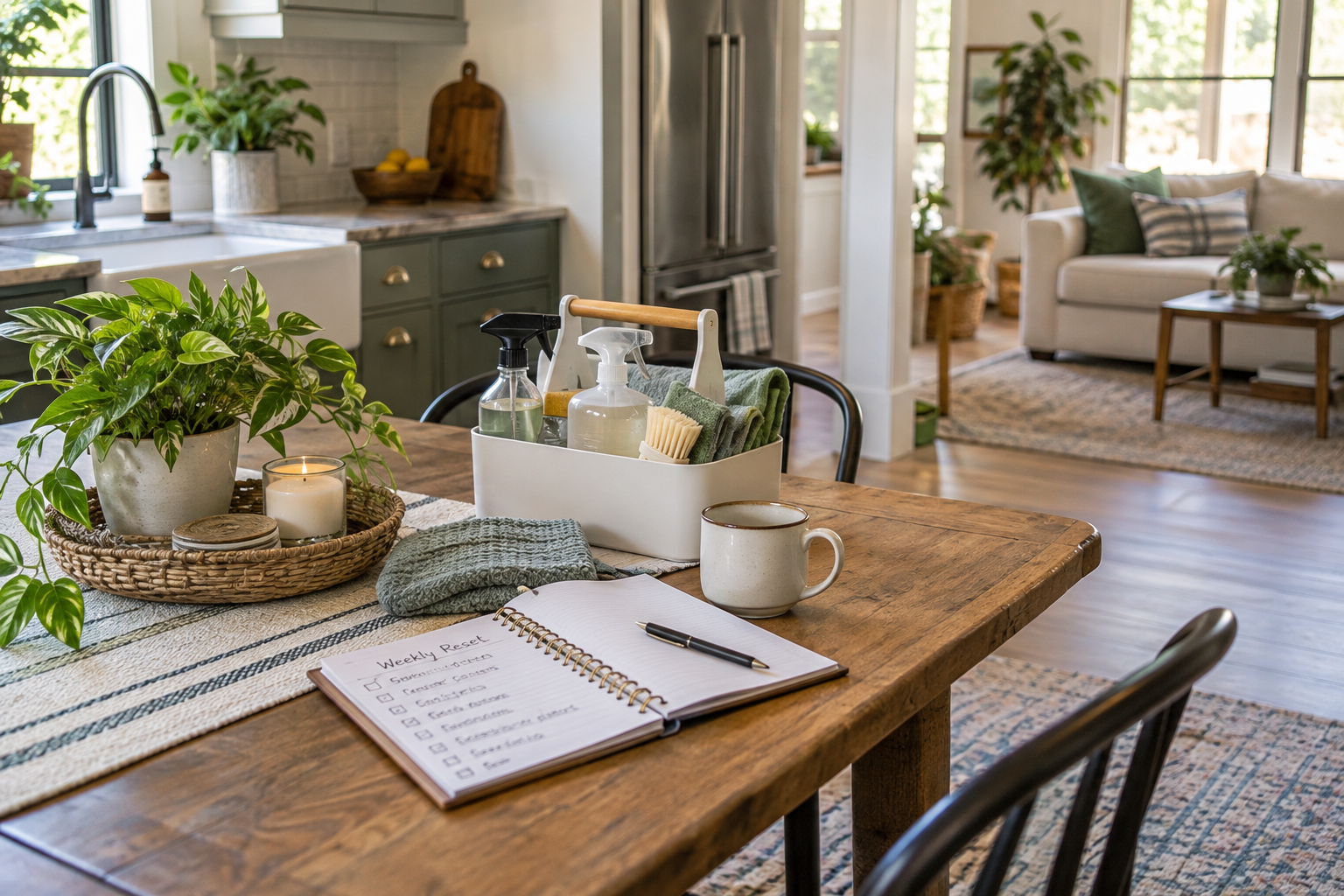 How to Make a Weekly Home Reset Routine That You Can Keep